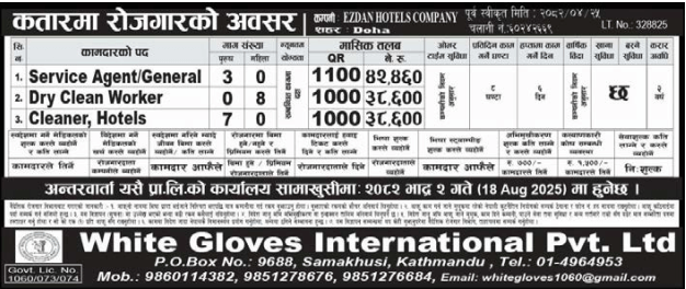 Jobs at Ezdan Hotel Company Qatar